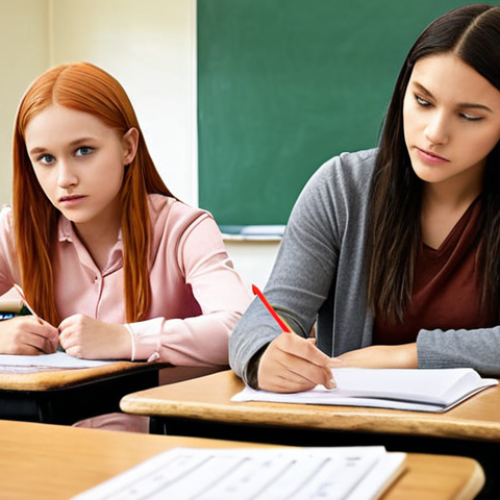 ** Diverse learners in a classroom. Focus on representing different personality types (introvert/extrovert) and learning styles (visual/auditory/kinesthetic). Include personalized learning plans.

**